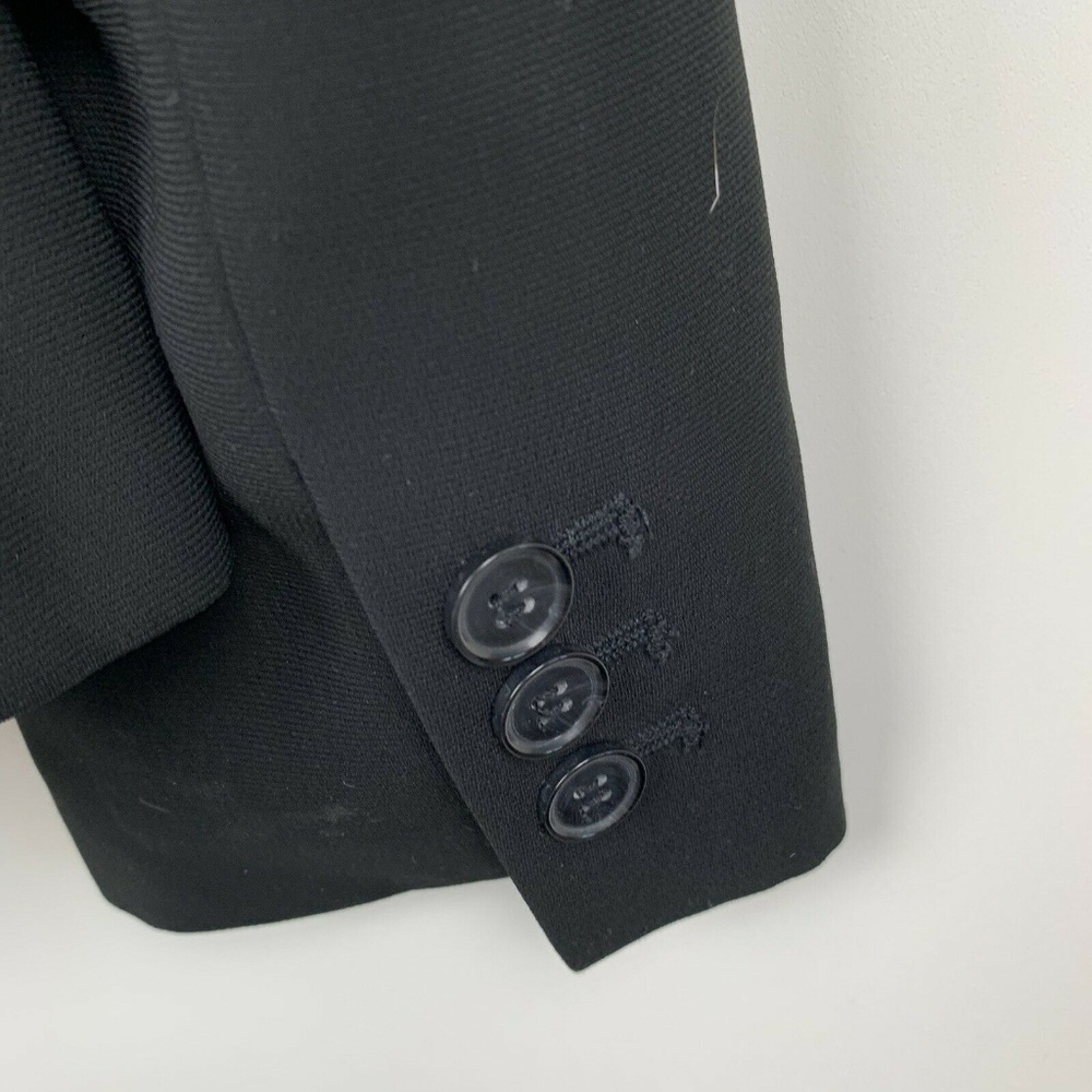 Kasper 8 Blazer Black Jacket Career Work - Picture 6 of 8